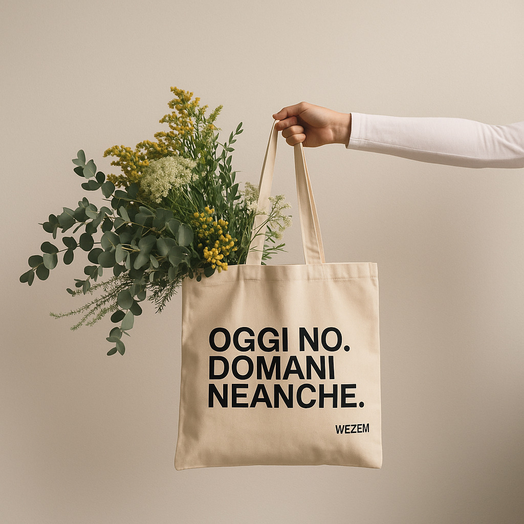 Borsa su sedia minimal